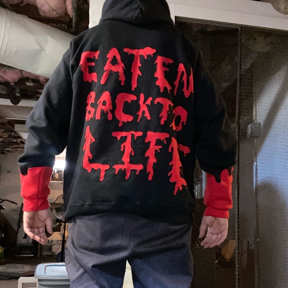 1/1 Handstiched Cannibal Corpse Hoodie - Picture 5 of 6